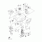 Схема вузла: Паливний бак Yamaha XJ6 Diversion F