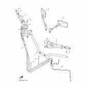 Схема узла: Guidon. cable Yamaha XJR1300