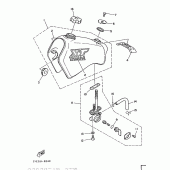 Схема вузла: Паливний бак Yamaha XT125