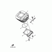 Схема узла: Цилиндр Yamaha TW200