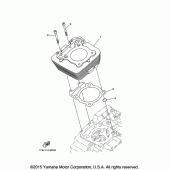 Схема вузла: Циліндр Yamaha XT250 XT250