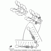 Схема узла: Клапан Yamaha YZF600R Thundercat