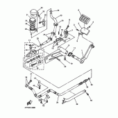 Схема узла: Задний тормозной цилиндр Yamaha XVZ1300 Royal Star Tour Classic