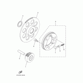 Схема узла: Привод стартера Yamaha TTR110 TT-R110