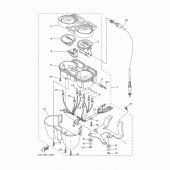 Схема узла: Панель приборов Yamaha YBR125