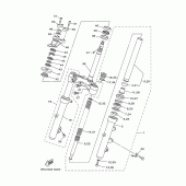 Схема узла: Рулевой механизм Yamaha YP400 Majesty