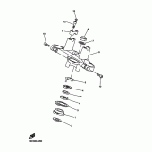 Схема узла: Рулевой механизм Yamaha FZ6 FZ6 (Naked)