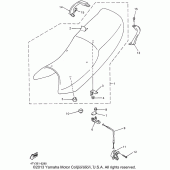 Схема вузла: Сидіння Yamaha YZF600R Thundercat