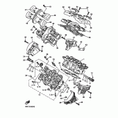 Схема вузла: Головка циліндра Yamaha XVZ1300 Royal Star Tour Classic