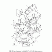 Схема вузла: Рама Yamaha XV1700 Road Star Midnight Silverado