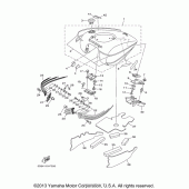 Схема вузла: Паливний бак Yamaha XV1900 Stratoliner S