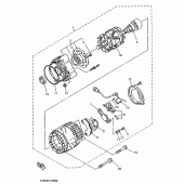 Схема узла: Генератор Yamaha XJ900 Diversion