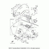Схема вузла: Впускна система Yamaha XV1900 Stratoliner S