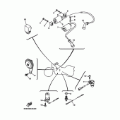 Схема вузла: Електроустаткування 1 Yamaha XVS1100 Drag Star Classic