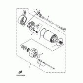 Схема вузла: Електричний стартер Yamaha XT225 XT225