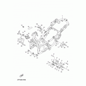 Схема узла: Рама Yamaha YP250 X-MAX