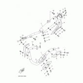 Схема вузла: Вихлопна система Yamaha WR125 WR125R