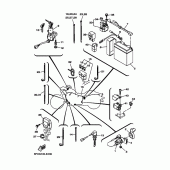 Схема узла: Электрооборудование 2 Yamaha XV1700 Road Star Midnight Warrior