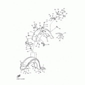 Схема вузла: Крило Yamaha XVZ1300 Royal Star Venture