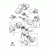 Схема вузла: Поворотники Yamaha TRX850