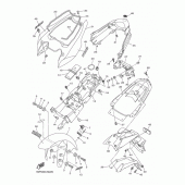 Схема узла: Крыло Yamaha FZ8 FZ8 (Naked, ABS)