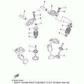 Схема вузла: Клапан Yamaha XVS650 V-Star Classic
