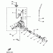 Схема узла: Масляный насос Yamaha DT125 DT125R