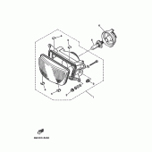 Схема вузла: Фара Yamaha TRX850