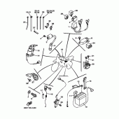 Схема вузла: Електроустаткування 1 Yamaha XT225 XT225