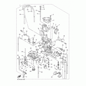 Схема узла: Карбюратор Yamaha WR450F