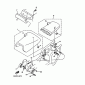Схема узла: Сиденье Yamaha TRX850