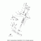 Схема узла: Рулевой механизм Yamaha XV1700 Road Star Midnight