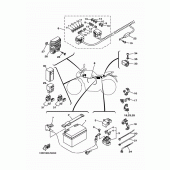 Схема узла: Электрооборудование 1 Yamaha MT07/ MTT690 MT-07