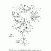 Схема узла: Топливный бак Yamaha XT250 XT250
