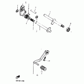 Схема узла: Вал переключения Yamaha XTZ660 Tenere
