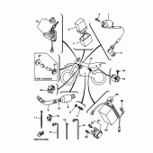 Схема вузла: Електроустаткування 1 Yamaha TTR125 TT-R125