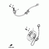 Схема вузла: Генератор Yamaha XVS400 Drag Star