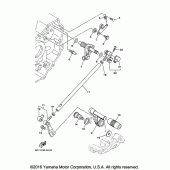 Схема вузла: Вал перемикання Yamaha XV1900 Raider