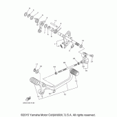Схема узла: Вал переключения Yamaha XVS1100 V-Star Classic