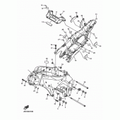 Схема вузла: Рама Yamaha YZF-R1 R1M