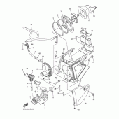 Схема узла: Впускная система Yamaha WR450F