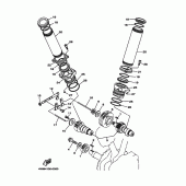 Схема вузла: Ланцюг ГРМ Yamaha XV1600 Wild Star