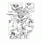Схема узла: Топливный бак Yamaha XVS1100 V-Star Silverado