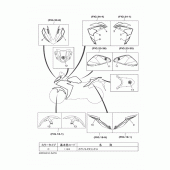 Схема вузла: Емблема та наклейки 3 Yamaha YZF-R25