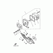 Схема узла: Задний фонарь (Стоп-сигнал) Yamaha SRX250