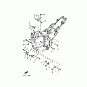 Схема узла: Рама Yamaha SRX250