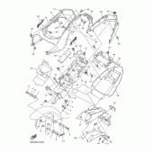 Схема узла: Крыло Yamaha FZ1 FZ1 FAZER (Naked, ABS)