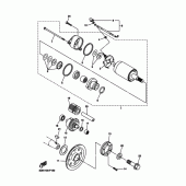 Схема вузла: Привід стартера Yamaha XVS1300 V-Star Classic