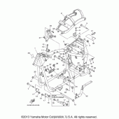 Схема узла: Рама Yamaha XV1700 Road Star S