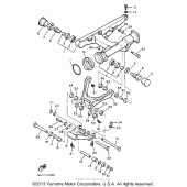 Схема узла: Swing arm Yamaha XVZ1300 Venture Royale